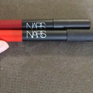Two NARS velvet matte lip pencils